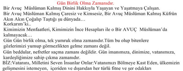 AkpartiGK43's tweet photo. Gün Birlik Olma Zamanıdır. http://t.co/TTivZ6WuiB
