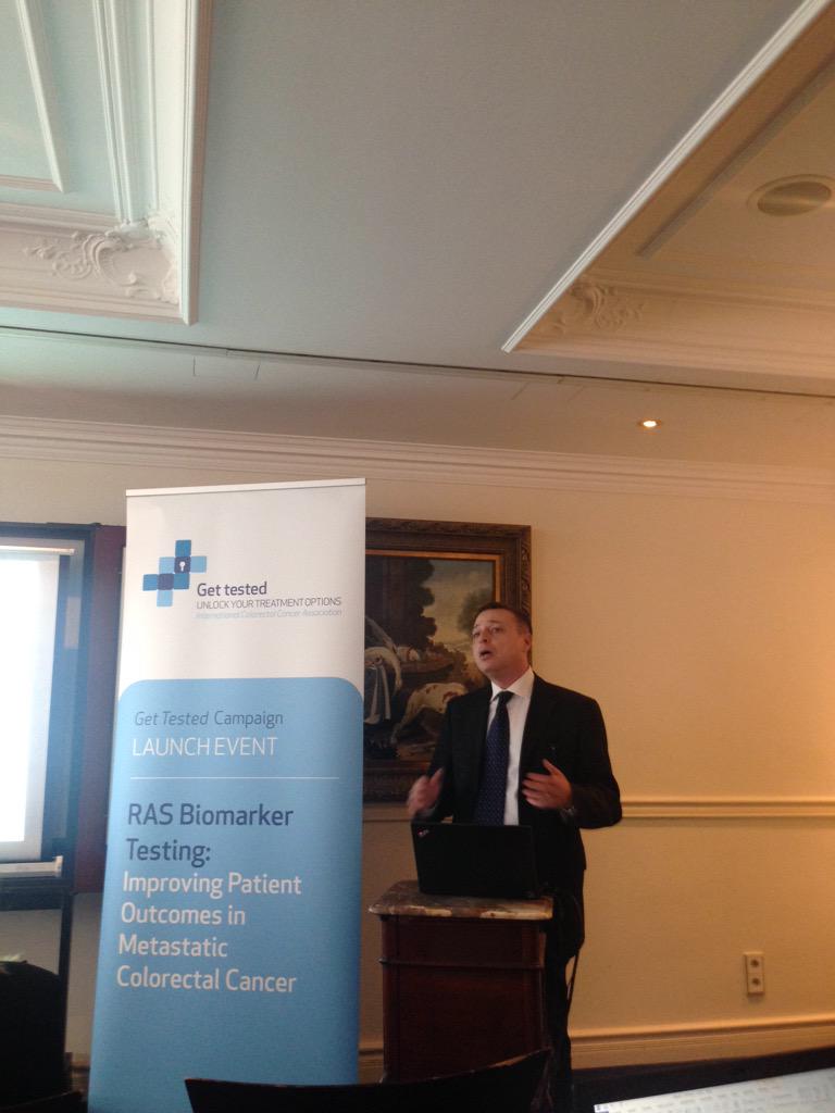 bowelcanceruk's tweet image. Today we are at the launch of #gettestedcampaign with the International Colorectal Cancer Association in Brussels.