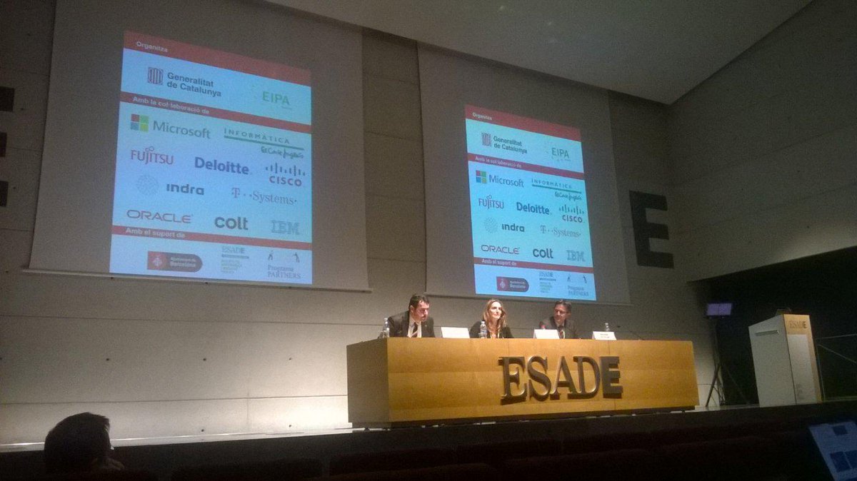 carlarebes's tweet photo. Conclusions finals @ICTgovPAsummit: Alex Heichlinger @eu_eipa, Jordi Escalé @CTTI_Gencat, @Monica_Reig @ESADEIgdp http://t.co/zoq7ojxgUw