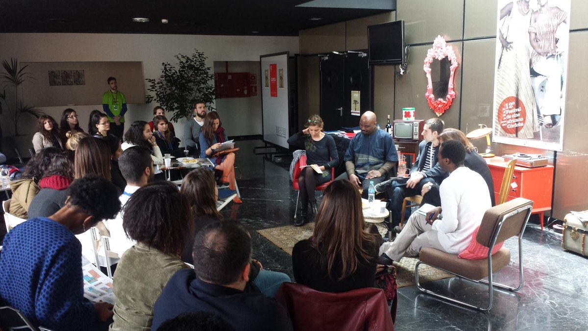 <a href="/AbossoloM/">EMIL ABOSSOLO MBO</a> y Nadia Ben Rachid en los Aperitivos de cine #fcat2015