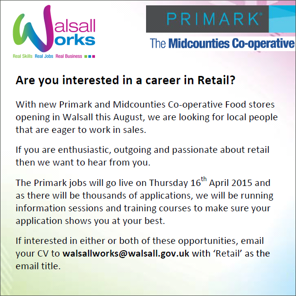 Jobs in walsall