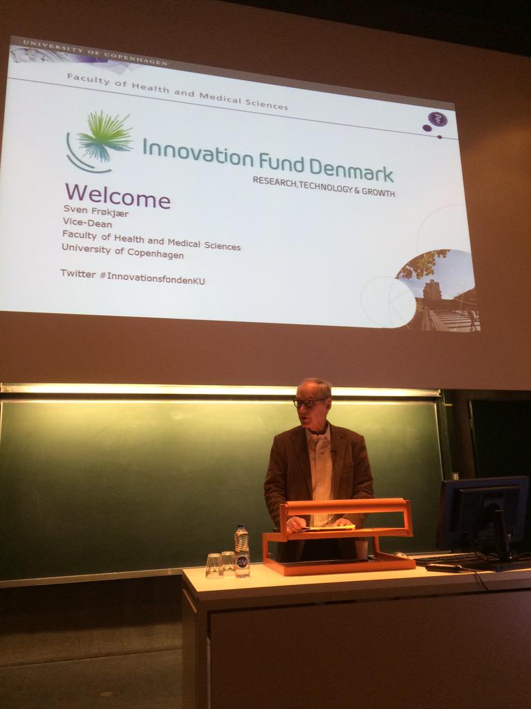 Welcome by Vice-Dean Sven Frøkjær #InnovationsfondenKU
