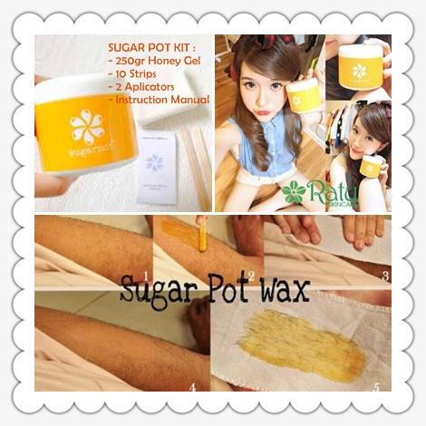 Sugar pot wax! Menghilangkan bulu sampai ke akar sehingga membuat kulit jadi halus. Rp.65.000 |SMS/WA 0896-7703-8015