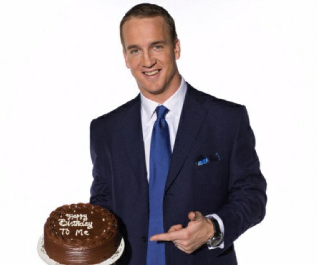 Happy Birthday to Peyton Manning.. the only man I love almost as much as Kevin   