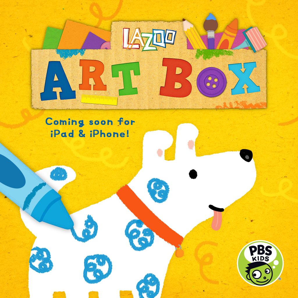 Lazoo4U's tweet photo. Excited to announce a new creativity app coming soon! Thank you @PBSKIDS for bringing Lazoo Art Box to life! http://t.co/OcdBm7jm9I