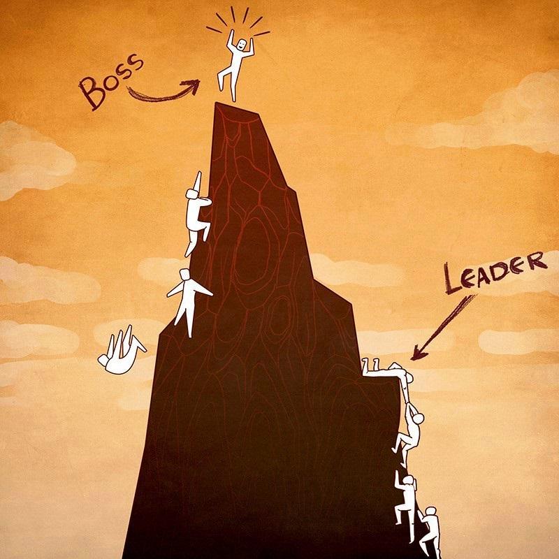 La différence entre un Boss et un Leader