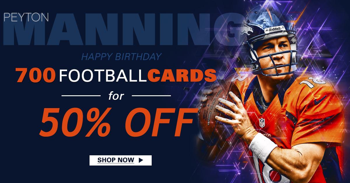 Happy Birthday to Peyton manning!  Shop Here: 