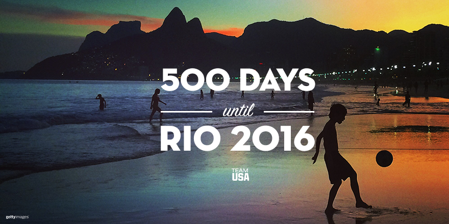 TeamUSA's tweet photo. #Rio2016 #500Days #GoTeamUSA http://t.co/hWkbG9JE0w
