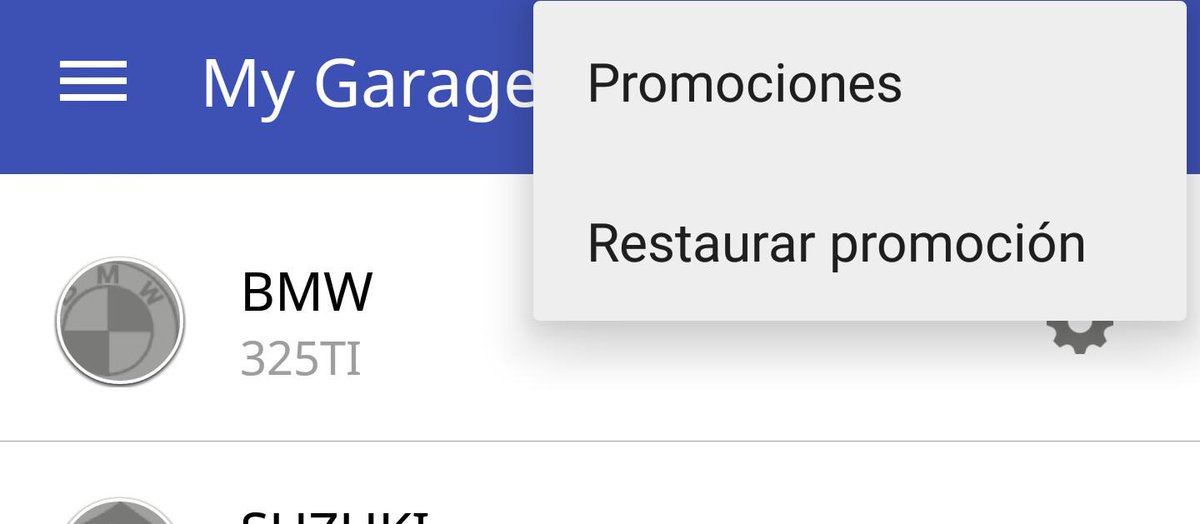 MyGarageApp's tweet photo. El código FREE se canjea dentro de la aplicación en el menú arriba a la derecha. http://t.co/cv0FAMm4wN