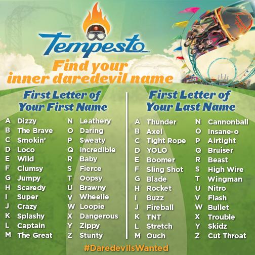 BuschGardensVA's tweet photo. What's your Daredevil Name? #DaredevilsWanted #Tempesto http://t.co/OSdqADgUrI