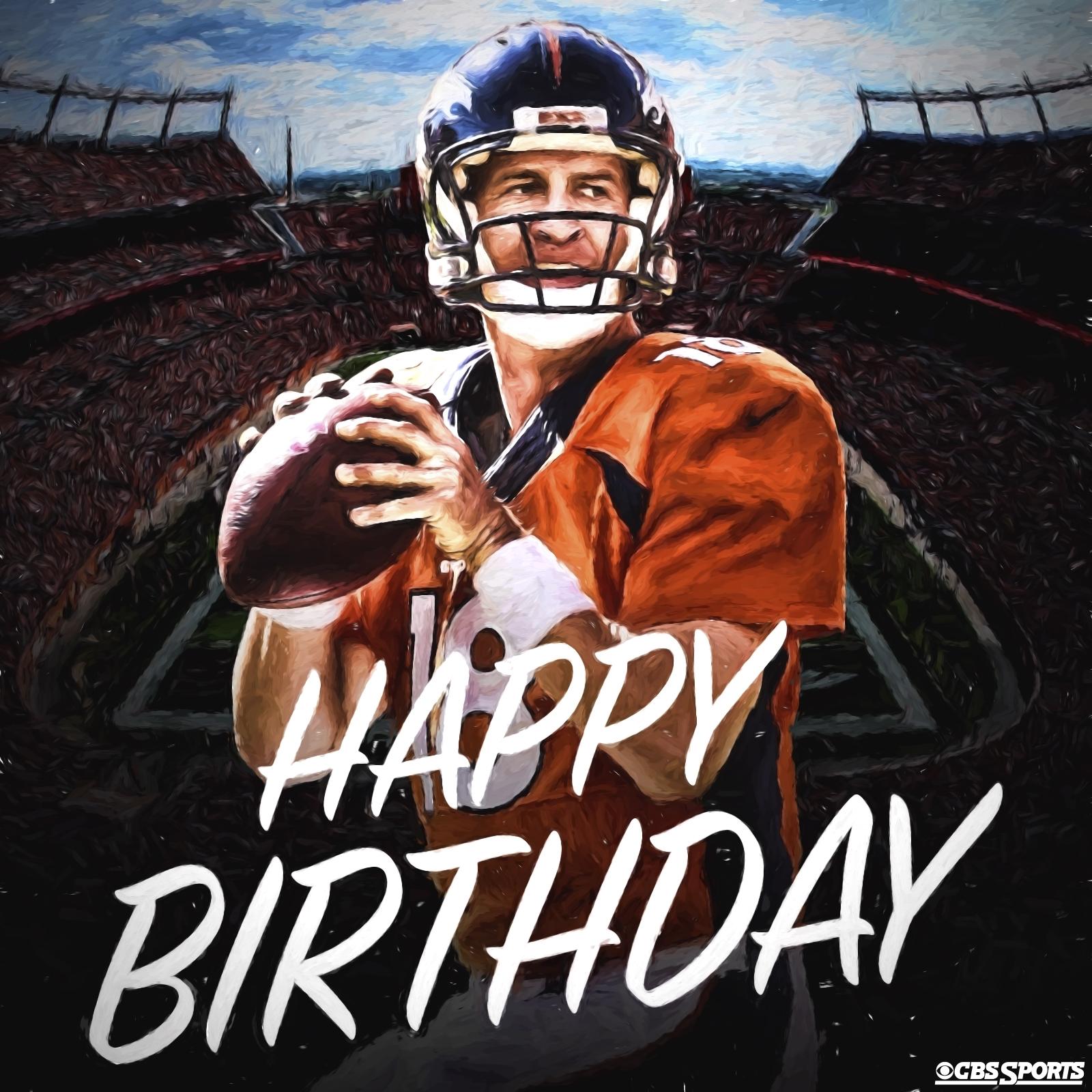 Happy 39th Birthday to one of the NFL\s all-time greats, Peyton Manning. 