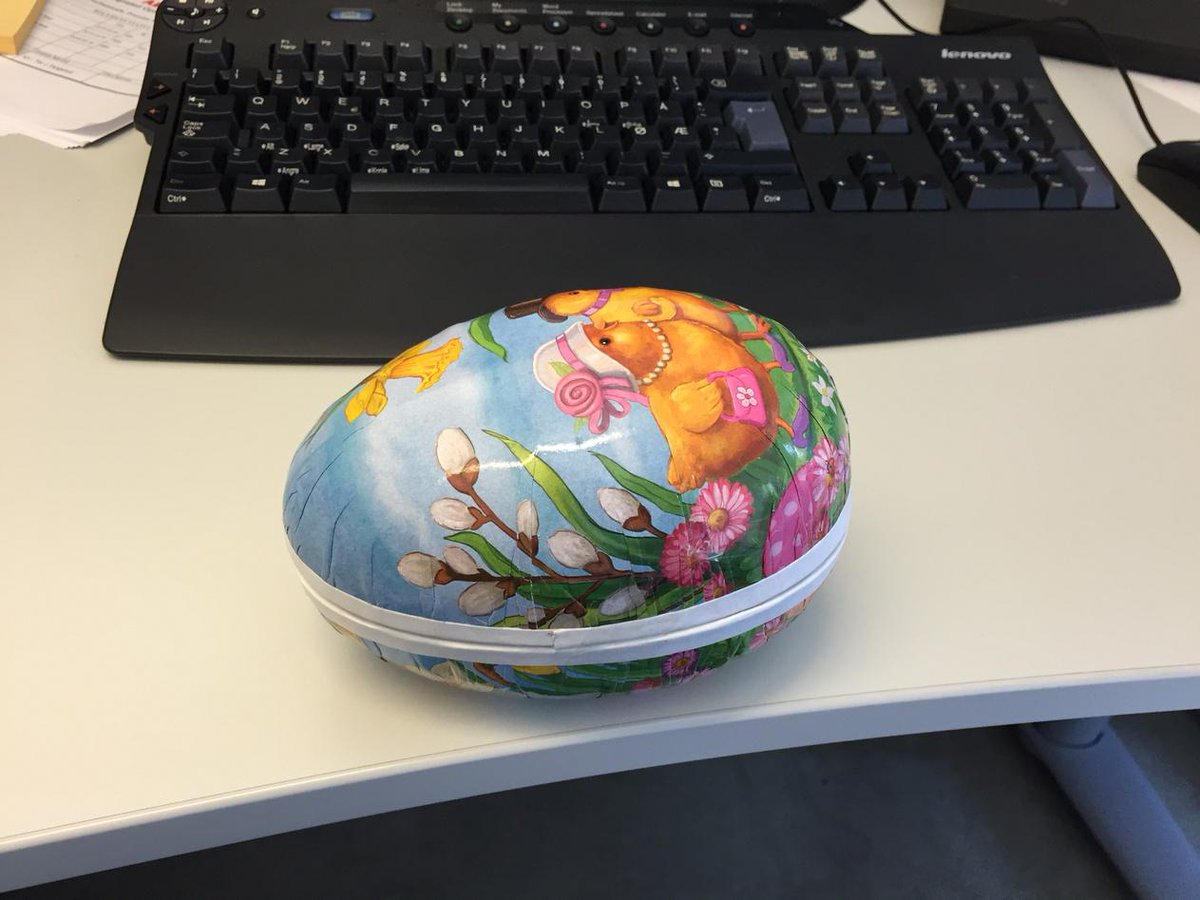 etroll's tweet image. Påskeegg fra arbeidsgiver! Slikt blir man glad av! :) #webstep