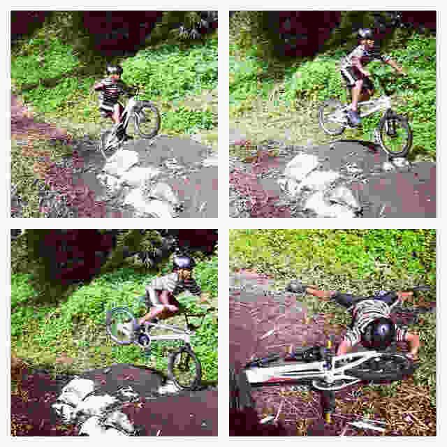 Maranbunta's tweet photo. Don't try this at home. try this at e-peck bike park :D http://t.co/ECU3ViGnNa