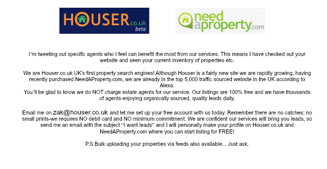 needaproperty's tweet photo. @keybanksestates I look forward to receiving an email from you, I can get you set up and running by today. Zak http://t.co/jeKqQQIvtB