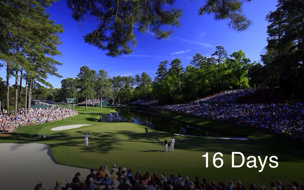 Masters Countdown tweet media