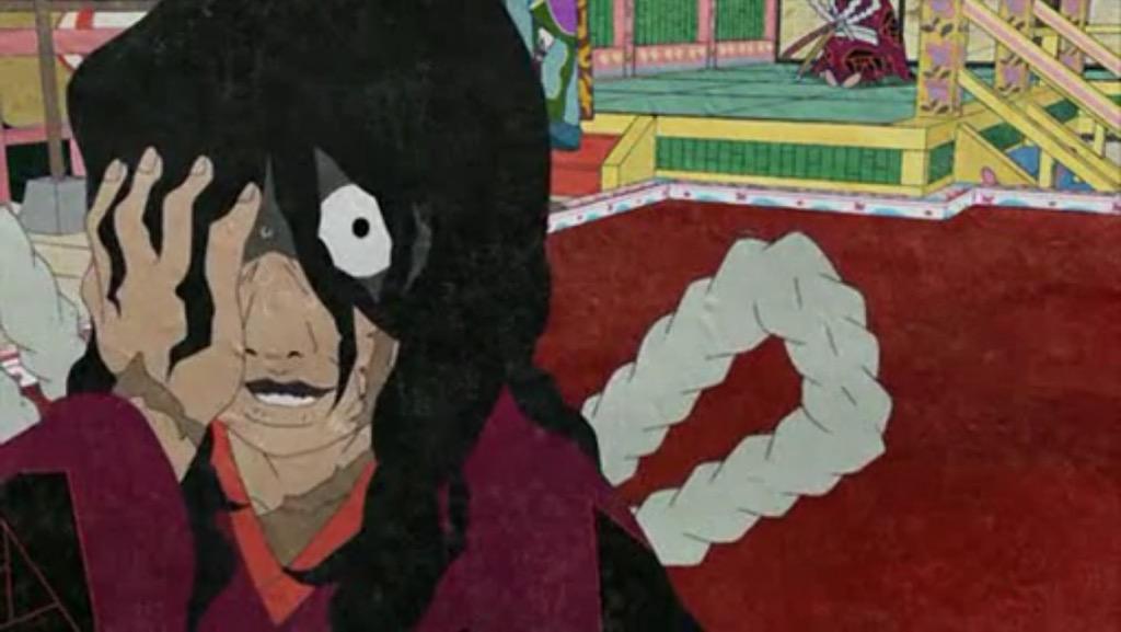 えま モノノ怪 第二幕 海坊主 を観ました すごい 絵もopも声優も演出も何もかもが 中尾隆聖さんの演技が半端でない しんじられないクオリティ そして 最後 佐々木兵衛のシーン 凄すぎて泣いた 阪口大助という声優の底が知れない こわい