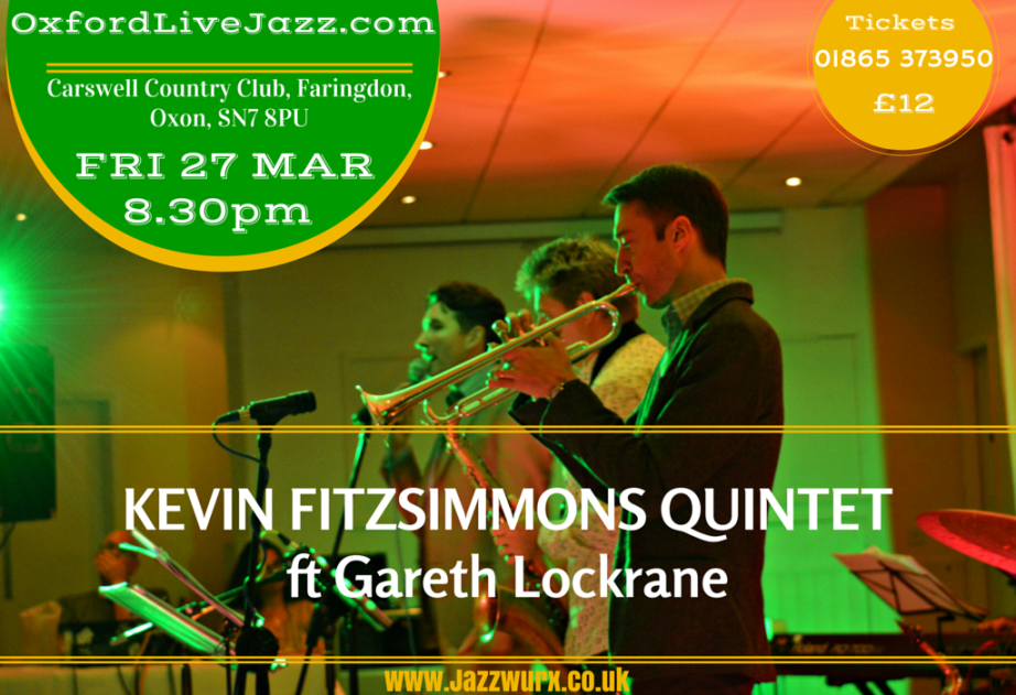 KevFitzsimmons's tweet photo. One of the gigs this week I'm really looking forward too! #GarethLockrane #LeonGreening #MattFishwick #AdamKing #jazz http://t.co/yJwdKB9tu1