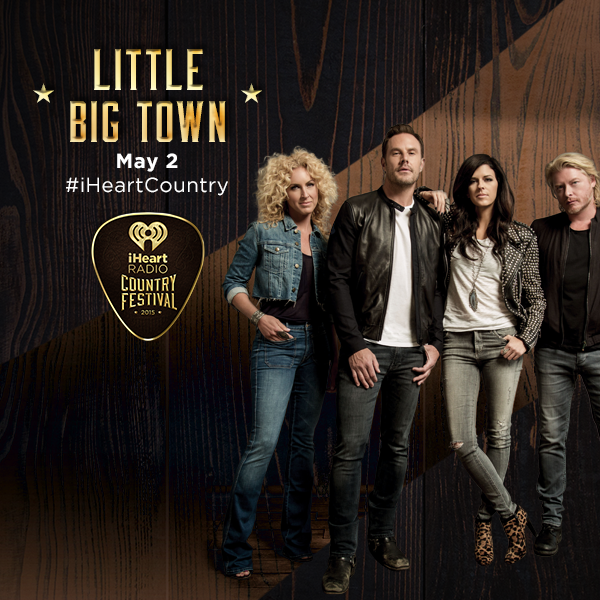littlebigtown's tweet photo. This is gonna be a wild night! We're playing at the @iHeartRadio Country Festival, May 2nd! #iHeartCountry http://t.co/EXOwIx8doi