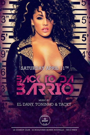 KweekWeekParis's tweet photo. Soirée #latino Sam 11.04 au @LeComedyClub par @BackToDaBarrio @djeldany &amp; @vjTACKT
Préventes : http://t.co/LP0ZZ7EPSQ http://t.co/fXbqtLDiV7