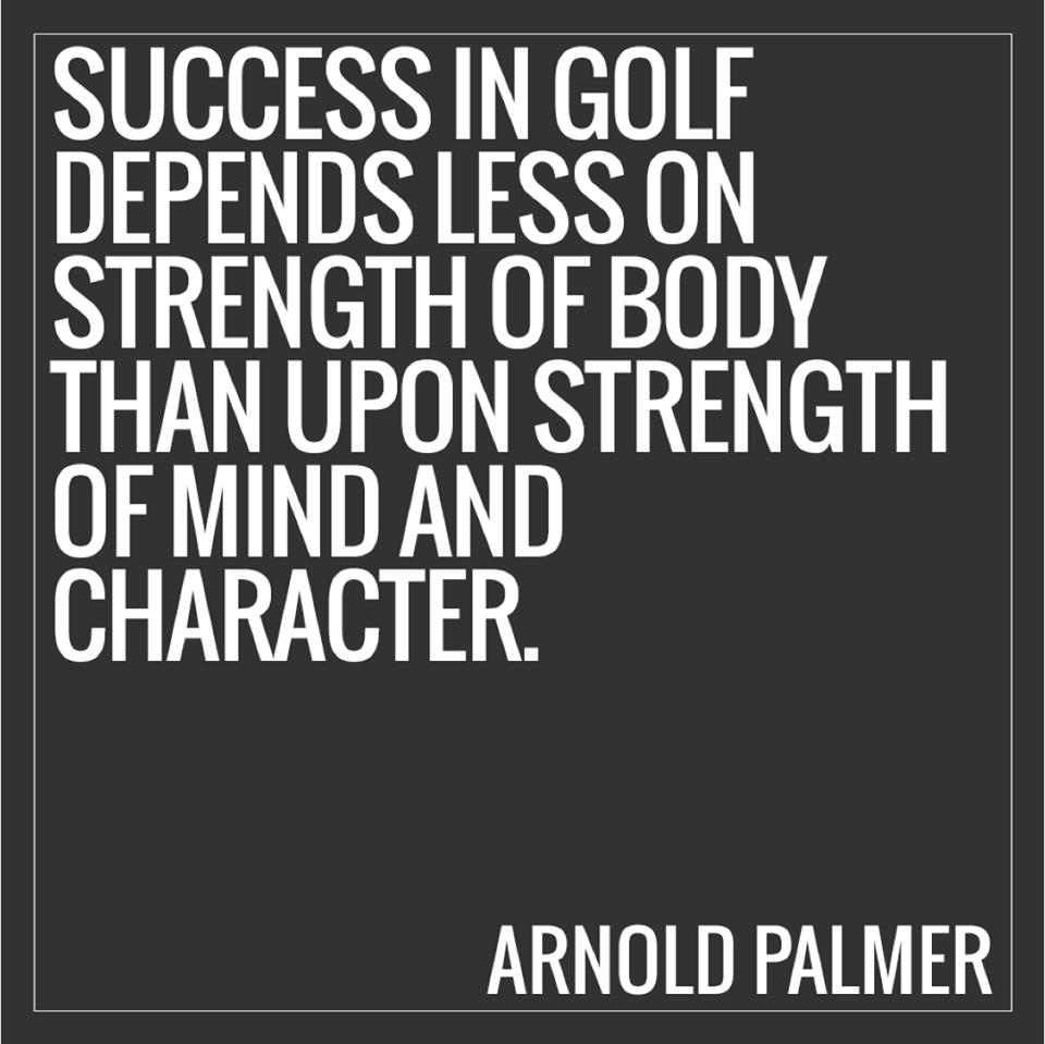 GreatBearGC's tweet image. Advice from the legend himself #ArnoldPalmer #Golfknowledge