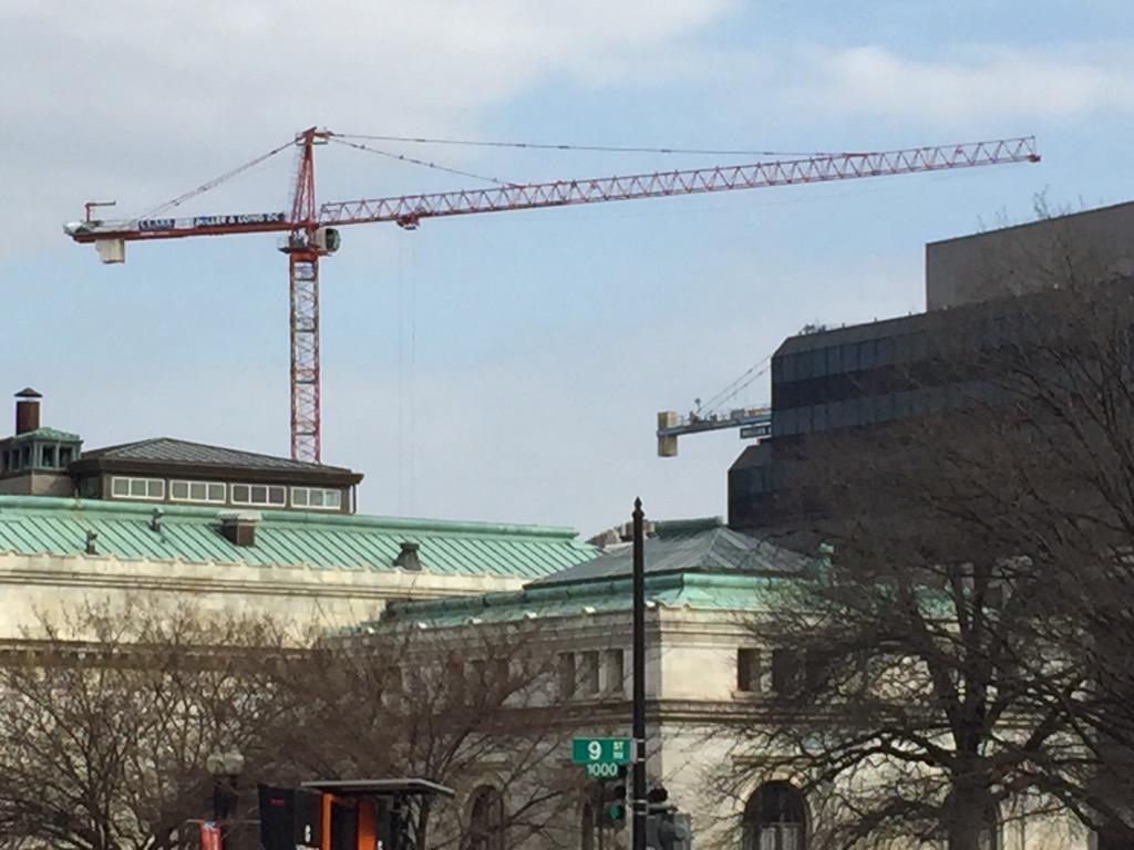 What the hell are these tall steel structures I'm seeing all around DC???