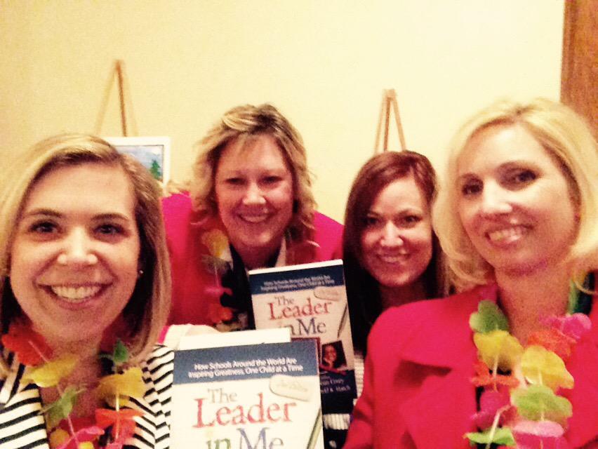 This is how Hayes teachers PARTY for spring break- The Leader in Me Symposium.