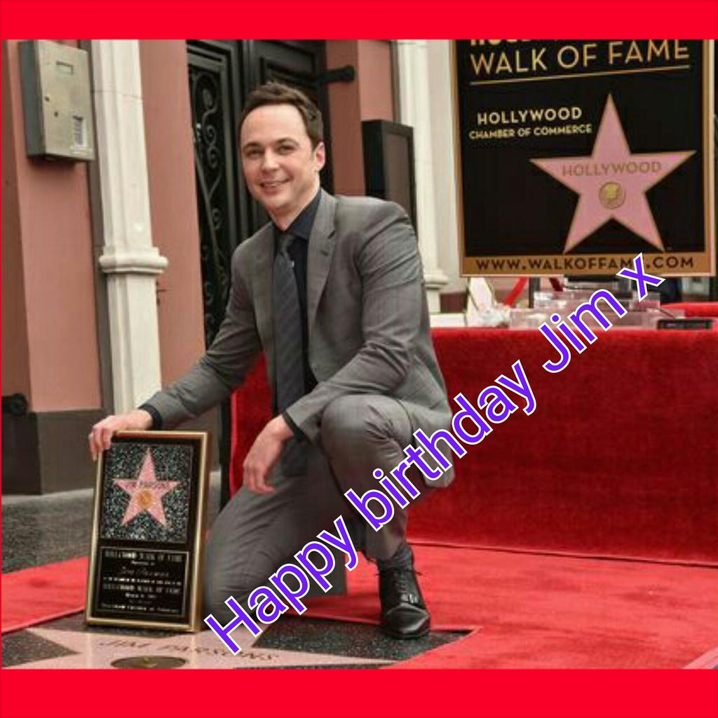 Happy birthday to great actor Jim parsons           