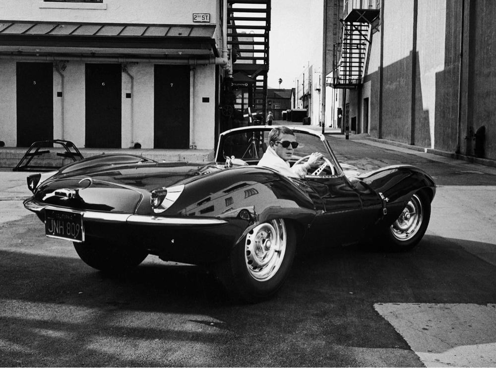 Happy birthday to the King of Cool, pictured here with his XK-SS. More of his cars:  