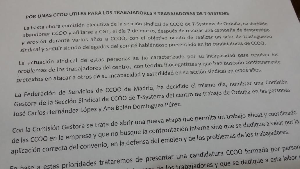 Por culpa de <a href="/CGT/">CGT</a> y afines las empresas se llenan de #Filocegetistas defendiendo sus derechos. Inadmisible!! "