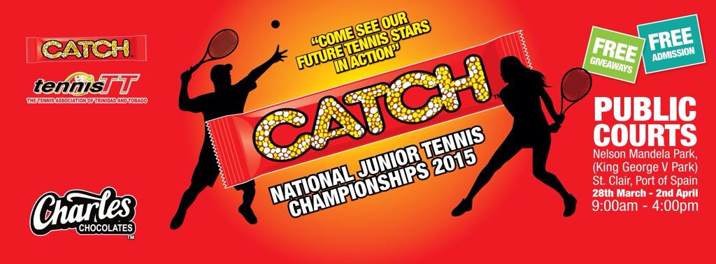 CharlesChocTT's tweet photo. #catchtennis2015 Come see our future tennis stars in action! 28 March to 2 April. See photo for details. http://t.co/MVOWAppuR4