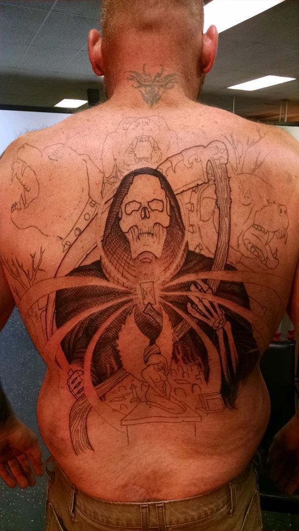 PostYourInk's tweet image. This is going to look badass when its done, lookout for the final product. sent by @grabbingears600 out of Michigan