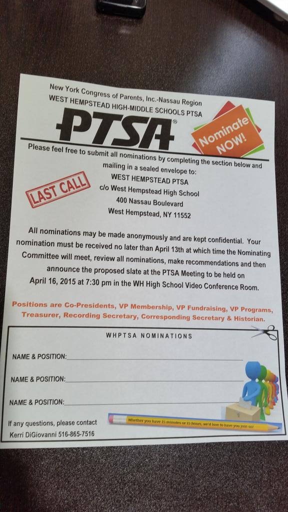 WEST HEMPSTEAD PTSA (@whptsa) on Twitter photo 