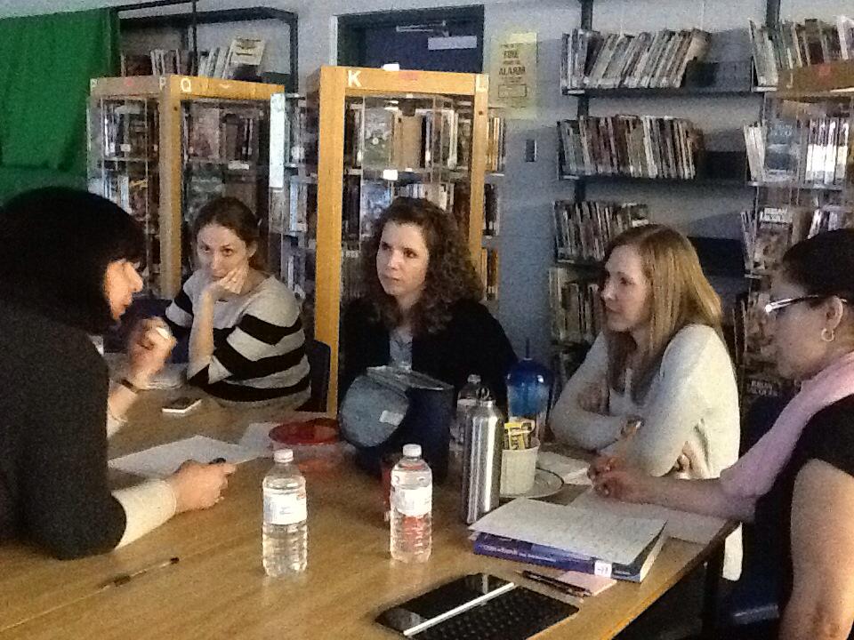 TanyaTymkiv's tweet photo. @marian_small coaching our 7 & 8 teachers through rich instructional questions #EngageMath #tsmspride #lovethemath http://t.co/c8b4TmHtv3