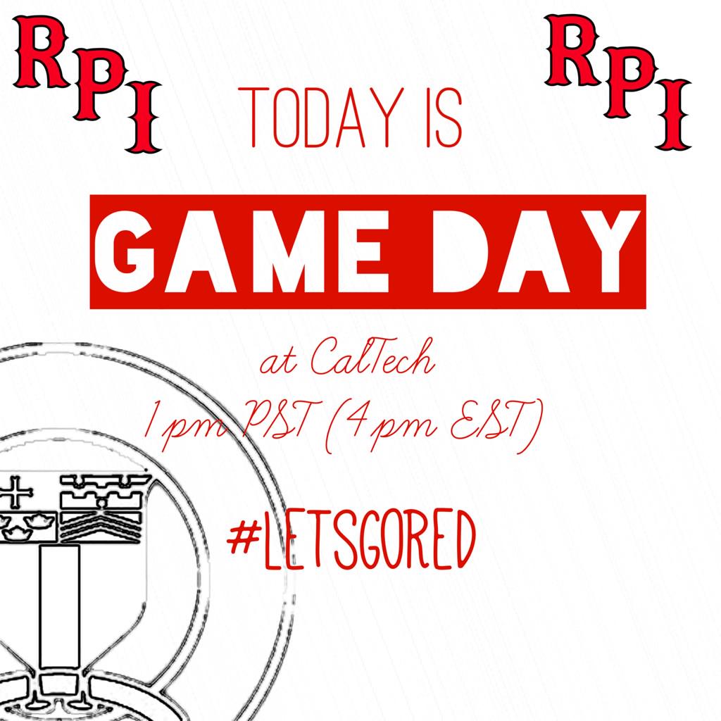 RPIWomensTennis's tweet photo. Game day vs. CalTech today! #LETSGORED #EngineerSuccess http://t.co/iM9TYKJSM0