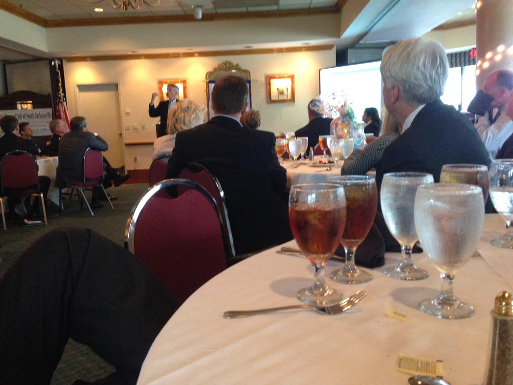 Farhat4Sheriff's tweet photo. Enjoying lunch &amp; learn with my fellow Rotarians at the South Jacksonville Rotary Club. http://t.co/0L6l9zxBDe