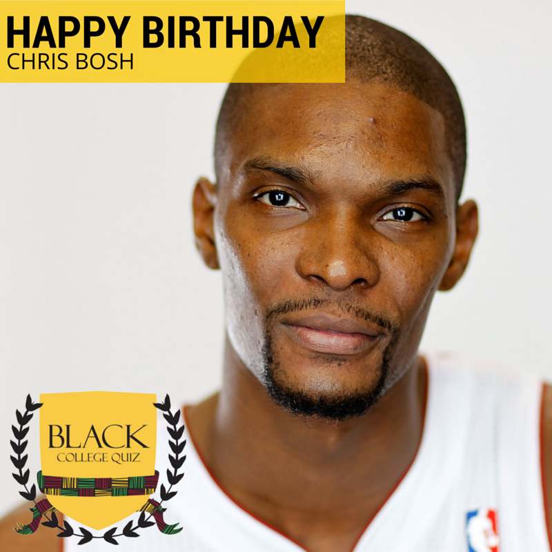 Happy Birthday Chris Bosh! 