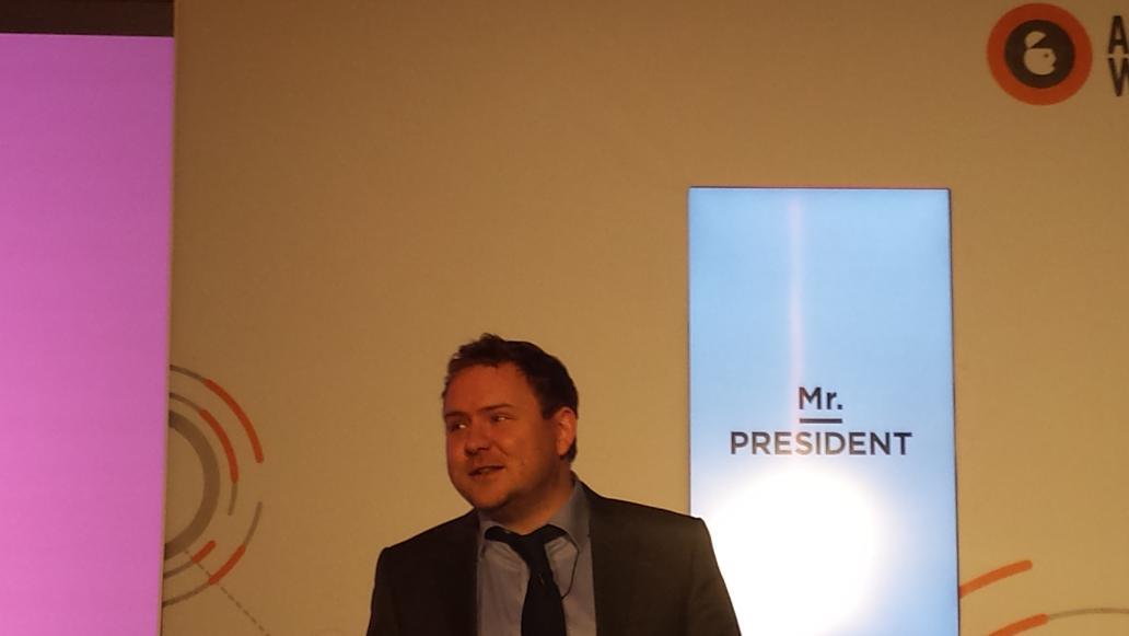 Strong start to #KILLERINDIES with 'constipated James Corden' @montygristo rapping for #Sunshine. #AWEurope
