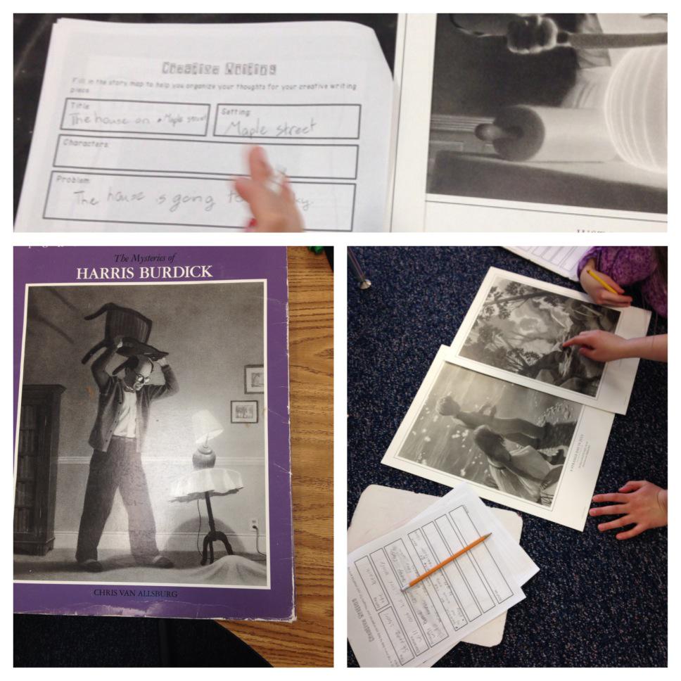 MTEGrade3's tweet image. Using Chris Van Allsburg texts to infer and to create a creative writing piece. #bscsd #creativityisfun