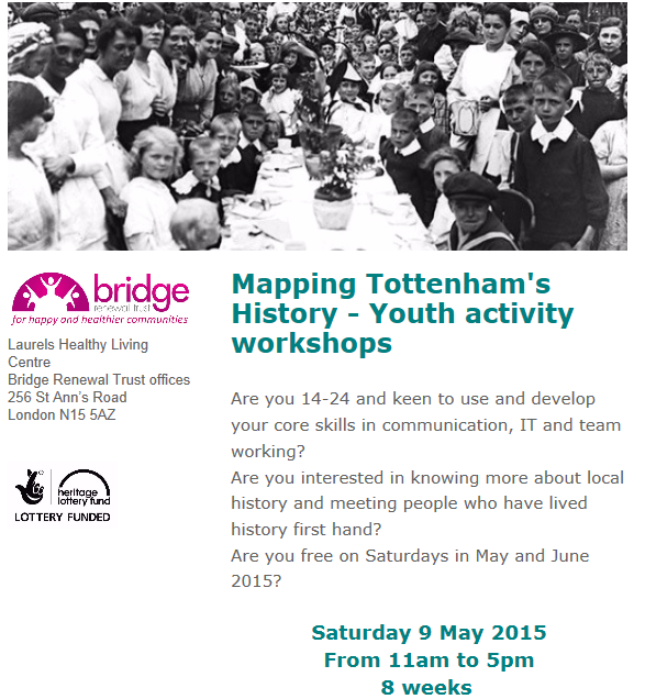maptottenham's tweet photo. @GENtottenham Great opportunity for local young people. https://t.co/UIQHfLXncV http://t.co/3Vb66RAU9C
