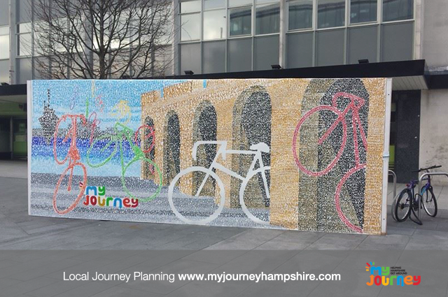Check out how the message wall in Guidhall Square was created with this video on.fb.me/1CmHh5Z #fixmyjourney