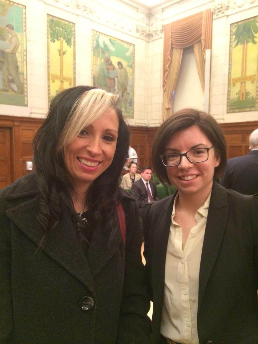 Great to connect w/ <a href="/Pam_Palmater/">Pam Palmater</a> after she rocked the House in opposition to Bill #C51