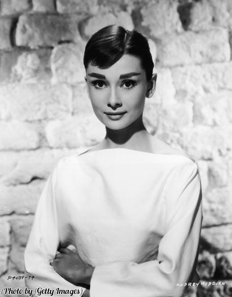 HistoryInPics's tweet photo. Audrey, 1955. http://t.co/KS8M7ISAQQ
