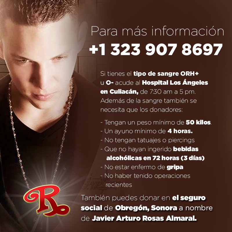ElRecodoOficial's tweet photo. Familia, necesitamos su ayuda!! Donemos sangre para el colega @JAVIERROSASAP!! Hoy por él, mañana por nosotros #iUUU http://t.co/b82rIJORCl