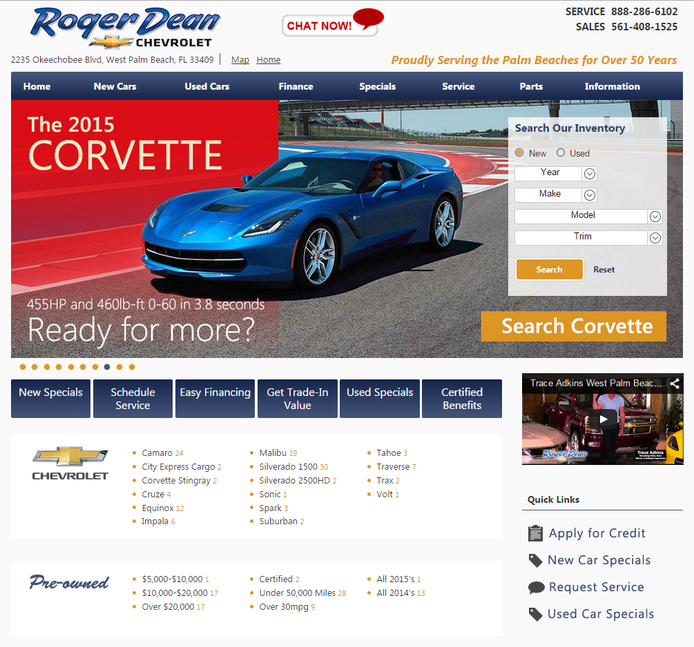 dforceauto's tweet image. Launching super slick #chevrolet #responsive site for @RogerDeanChevy - goo.gl/0Gkug9