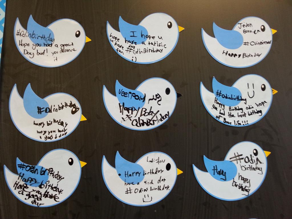 Sending more birthday wishes to you Odin! From students at Turner Fenton SS in Brampton!  #odinbirthday <a href="/PeelSchools/">Peel District School Board</a>