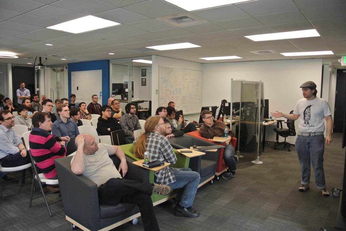 Intentsoft's tweet photo. Here are some pictures of our engineers showing off their hard work from the past several months! #WhyCompSci http://t.co/VROM0WSS4W