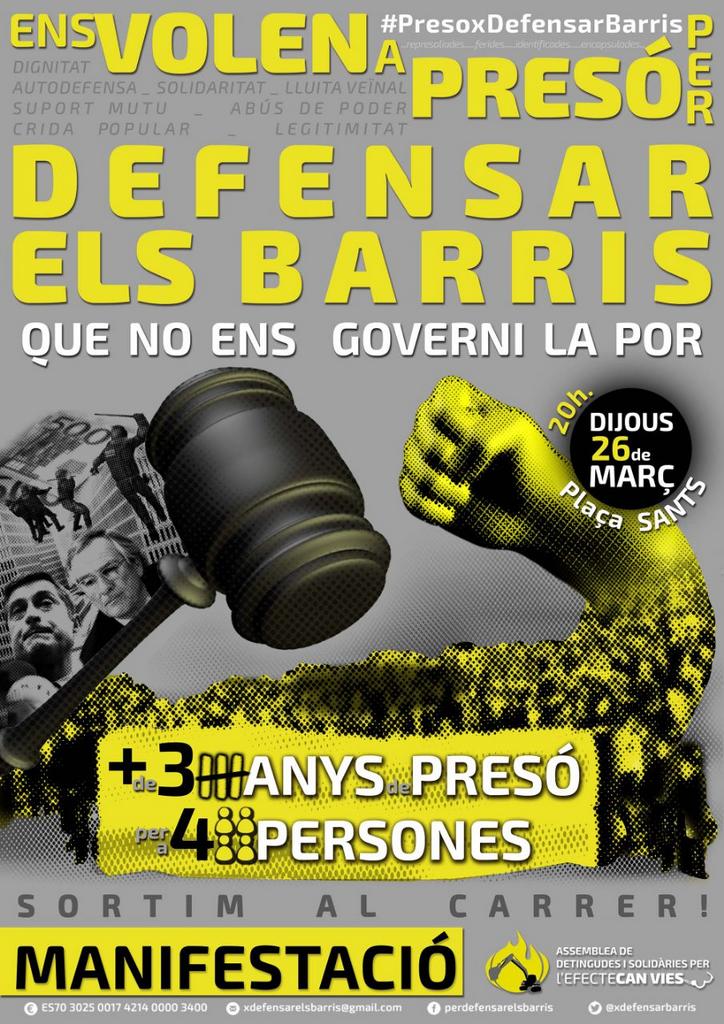 Bloc Diagonal per baixar a la mani de dijous per les encausades del Campus pels fets a Can Vies
18:45 Palau Reial