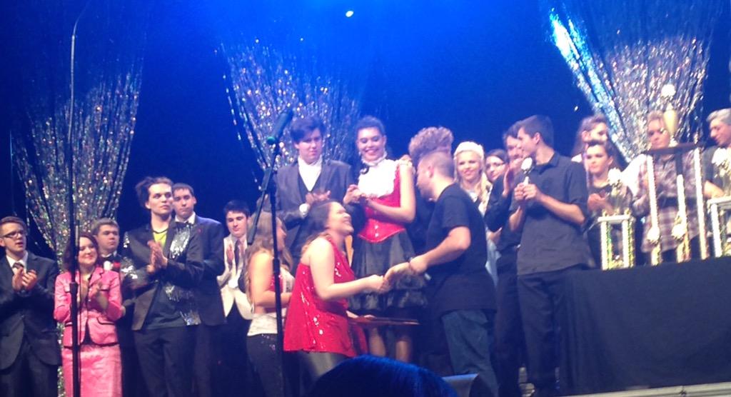 ErinGabus's tweet photo. Missing #NESCS15 when I got to accept our award from a couple of directors I wish I had the chance to work with http://t.co/DyT0dHUylR