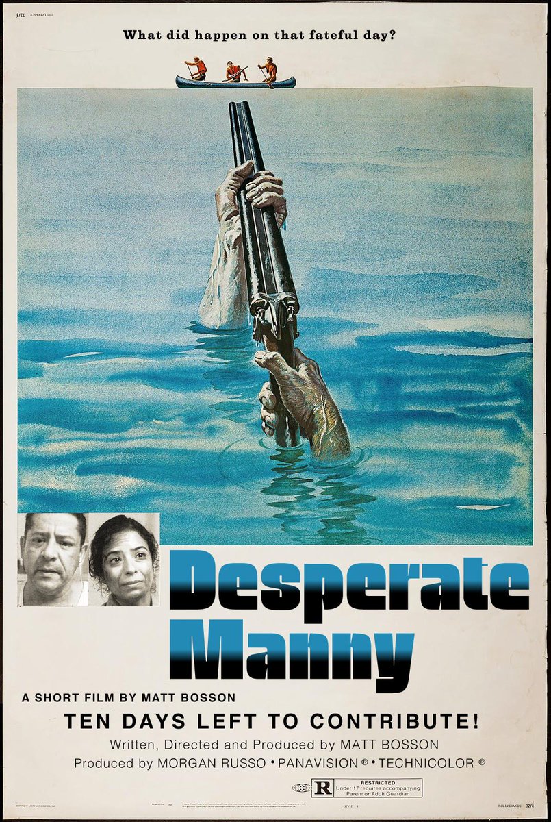 DesperateManny's tweet photo. 10 days left! #DesperateManny Thank you for your support! We love #movies  #deliverance http://t.co/GjmbYpf9Lw http://t.co/FUwIUkFZPX