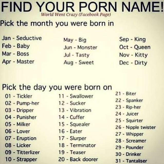 ““@JamzLdn: “@LIVA_GOTTA: What's your porn name?” 